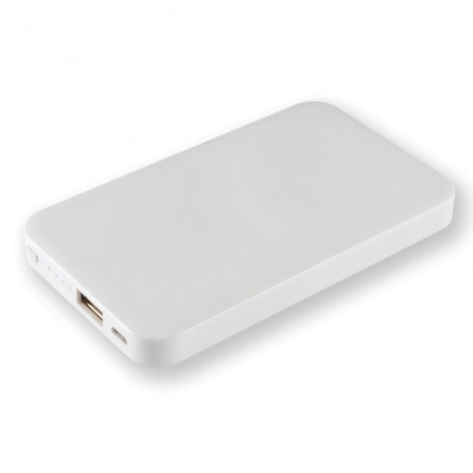 White Inductive Charge Power Banks